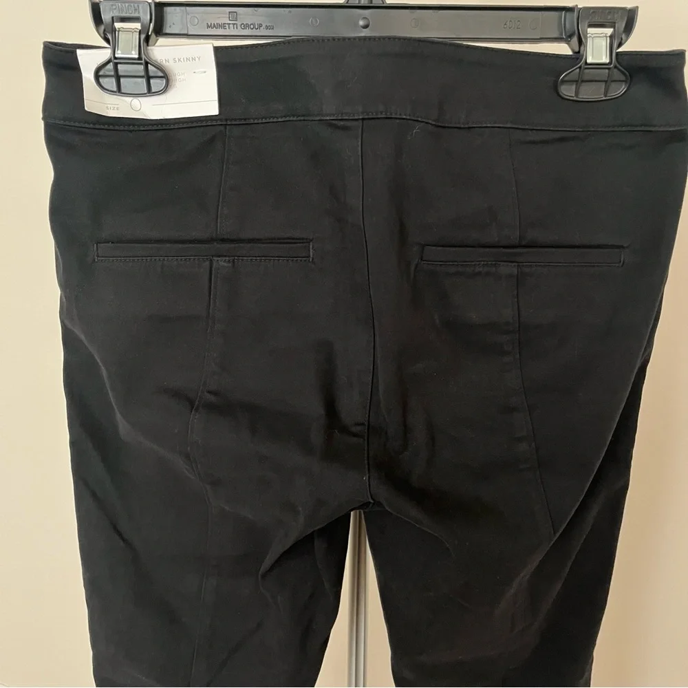 Loft Skinny Ankle Pant Size: 0 Color: Black - Picture 3 of 6